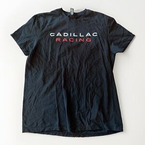 Cadillac Racing Men's Short Sleeve T-Shirt Black Size XL 2025 World Tour